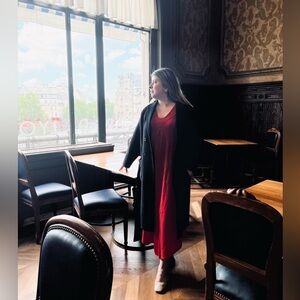 SOLD Stunning YSL OPYUM crystal heart earrings